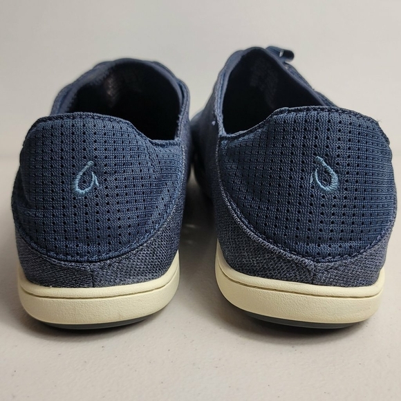 Olu Kai Nohea Moku Sneaker Blue Mens 10 Shoes Low Top Lace Up 10283-6H6H VGC - Picture 6 of 9